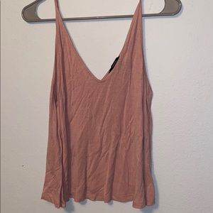 Light pink vneck tank top